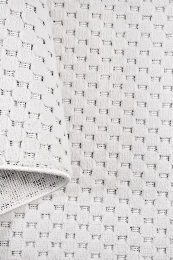 Omi Krem Robot Süpürgeye Uyumlu Kolay Temizlenebilir Halı Salon, Oturma Odası , Çocuk Odası ve Koridor Halısı RP 50 - 7