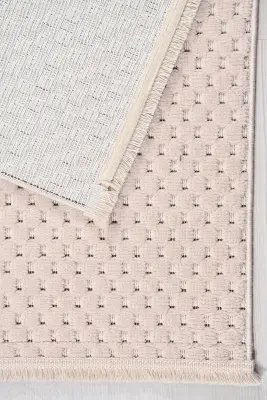 Omi Vizon Robot Süpürgeye Uyumlu Kolay Temizlenebilir Halı Salon, Oturma Odası , Çocuk Odası ve Koridor Halısı RP 48 - 6