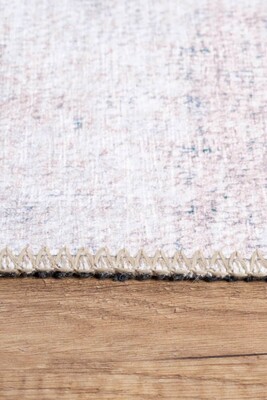 Outlet 100X250 Funk Modern Dokuma Taban Dekoratif Gri Halı AL-253 - 7