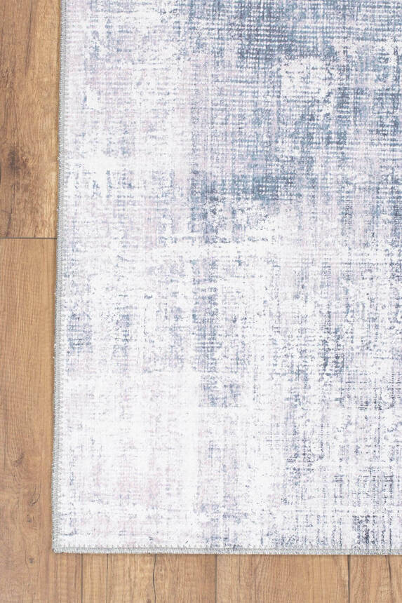 Outlet 100X250 Funk Modern Dokuma Taban Dekoratif Gri Halı AL-253 - 3