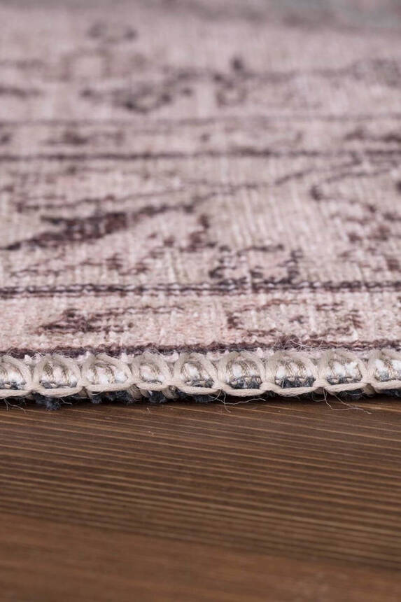 Outlet 115x160 Dorian Eskitme Desenli Dokuma Taban Dekoratif Bej Halı AL-20 - 7