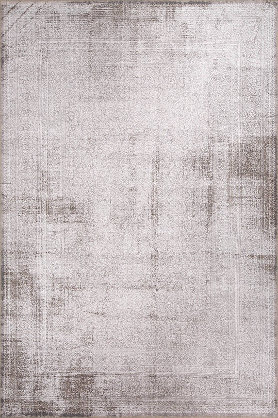 Outlet 115x160 Dorian Eskitme Desenli Dokuma Taban Dekoratif Vizon Halı AL-222 - 2