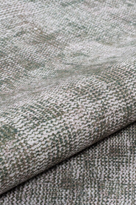 Outlet 115x160 Dorian Eskitme Desenli Dokuma Taban Dekoratif Yeşil Halı AL-204 - 6