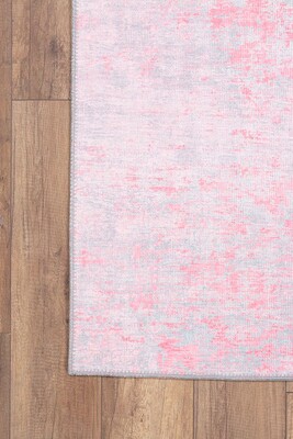 Outlet 115x160 Funk Dokuma Taban Dekoratif Modern Pembe Halı AL-99 - 3