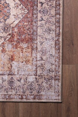 Outlet 115x160 Fusion Modern Dokuma Taban Dekoratif Renkli Halı AL-145 - 3