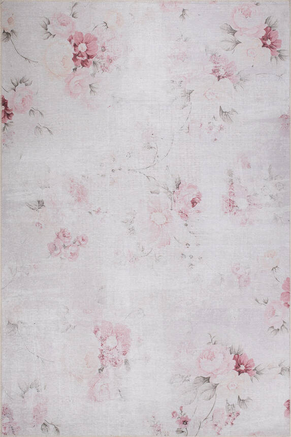 Outlet 140x190 Folk Modern Dokuma Taban Dekoratif Bej Halı BA-24 - 2