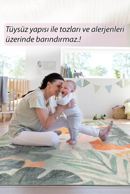 Outlet 140x190 Minor Fil Desenli Dokuma Taban Dekoratif Çocuk Odası Halısı AL-435 - 3