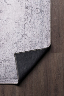 Outlet 150x150 Kare Dorian Eskitme Desenli Dokuma Taban Dekoratif Bej Halı AL-128 - 5