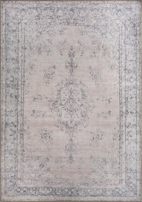 Outlet 150x150 Kare Dorian Eskitme Desenli Dokuma Taban Dekoratif Bej Halı AL-128 - 2