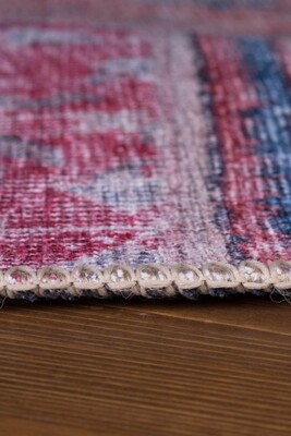 Outlet 150x150 Kare Jazz Patchwork Desenli Dokuma Taban Dekoratif Renkli Halı AL-82 - 7