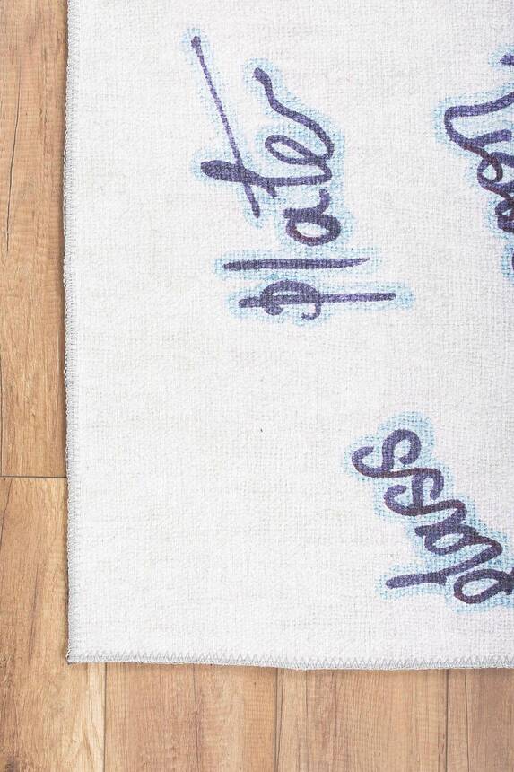 Outlet 150x230 Ada Gönül Özel Tasarım Dekoratif Dokuma Taban Beyaz Halı AL-374 - 3