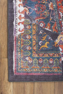 Outlet 150x230 Dorian Eskitme Desenli Dokuma Taban Dekoratif Renkli Halı AL-364 - 3