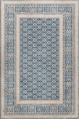 Outlet 160x230 Artloop Fuga Yumuşak Dokulu Mavi Klasik Desenli Halı KA-35 - 2