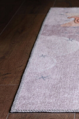 Outlet 210x310 Dokuma Taban Dekoratif Gri Çocuk Odası Halısı AL-143 - 4
