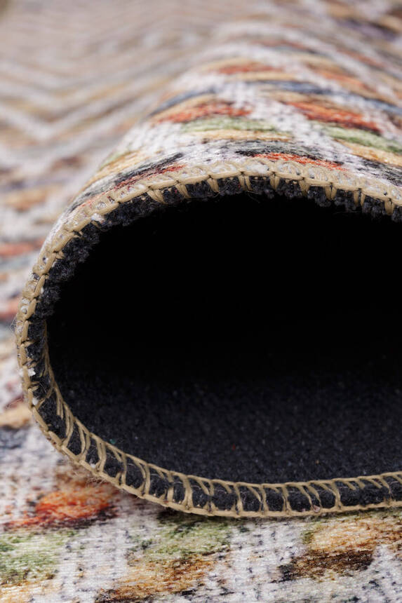 Outlet 210x310 Dorian Modern Desenli Dokuma Taban Dekoratif Renkli Halı AL-260 - 3