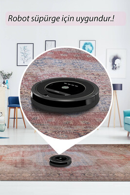 Outlet 210x310 Folk Vintage Desenli Dokuma Taban Dekoratif Renkli Halı BA-35 - 6