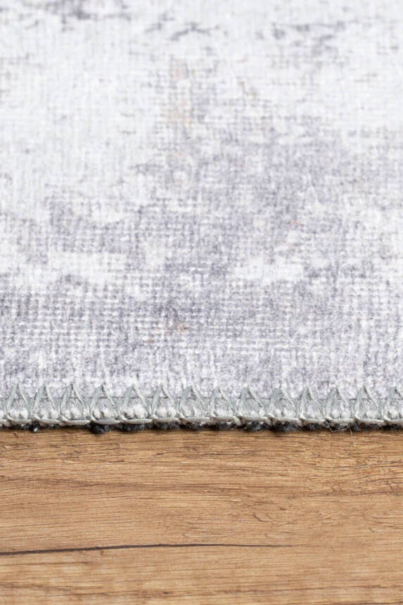 Outlet 210x310 Funk Dokuma Taban Dekoratif Modern Gri Halı AL-233 - 7