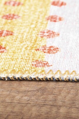 Outlet 230x230 Daire Ada Gönül Özel Tasarım Dekoratif Dokuma Taban Renkli Halı AL-387 - 2