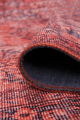 Outlet 230x330 Blues Vintage Desenli Dokuma Taban Dekoratif Kırmızı Halı AL-131 - 4