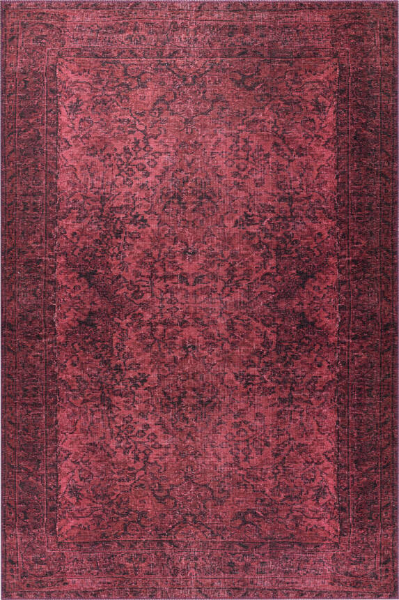 Outlet 230x330 Folk Eskitme Desenli Dokuma Taban Dekoratif Mor Halı BA-06 - 2