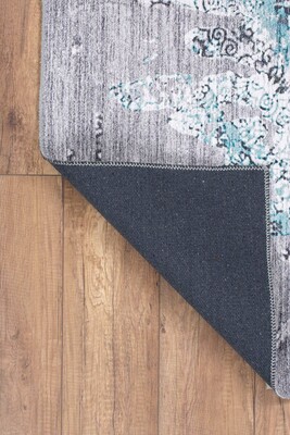 Outlet 230x330 Fusion Modern Dokuma Taban Dekoratif Yeşil Halı AL-198 - 4