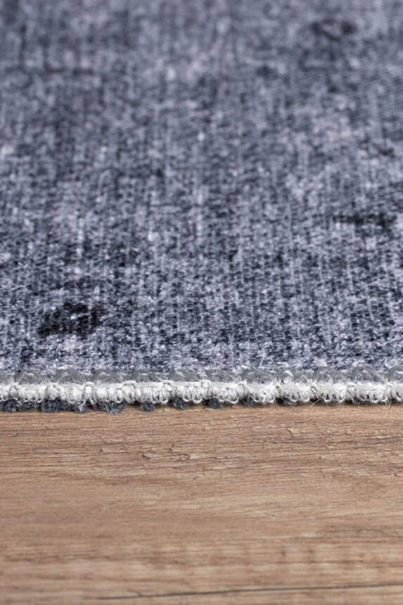 Outlet 250x350 Dorian Eskitme Desenli Dokuma Taban Dekoratif Gri Halı AL-166 - 7