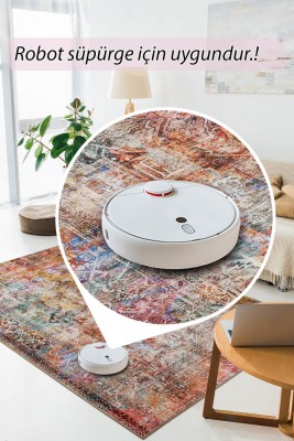 Outlet 300x400 Fusion Modern Dokuma Taban Dekoratif Renkli Halı AL-101 - 5