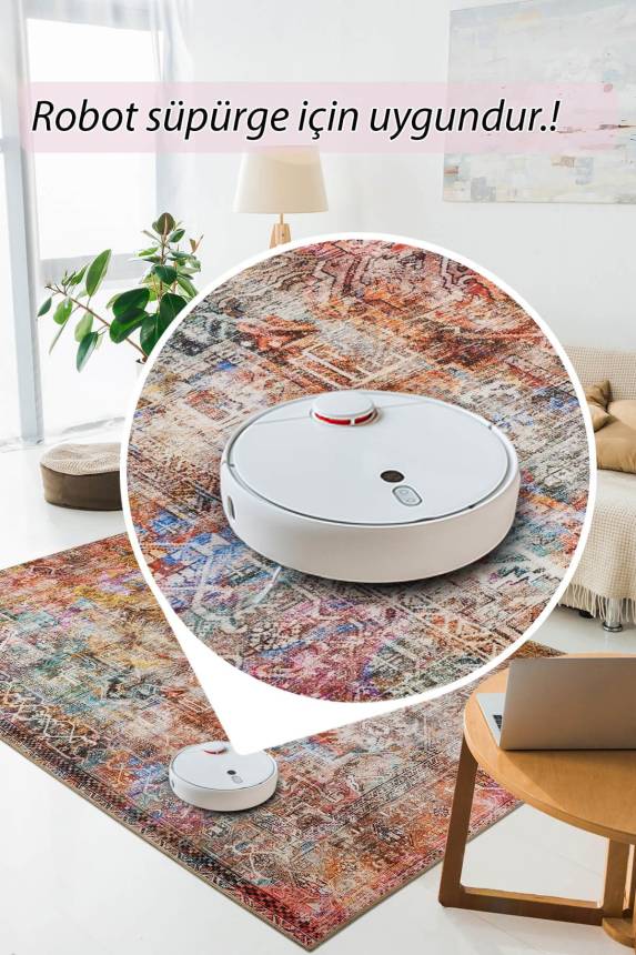 Outlet 300x400 Fusion Modern Dokuma Taban Dekoratif Renkli Halı AL-101 - 5