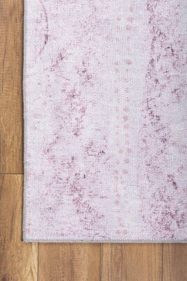 Outlet 75x150 Ada Gönül Özel Tasarım Dekoratif Dokuma Taban Pembe Halı AL-353 - 3