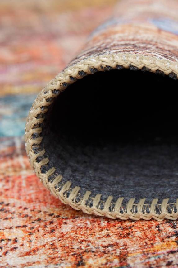 Outlet 75x150 Fusion Modern Dokuma Taban Dekoratif Renkli Halı AL-101 - 3