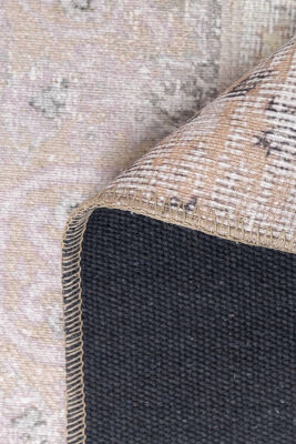 Outlet 75x150 Jazz Patchwork Desenli Dokuma Taban Dekoratif Bej Halı AL-420 - 5