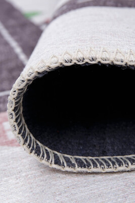 Outlet 75x150 Minor Dokuma Taban Dekoratif Beyaz Arabalı Çocuk Halısı AL-407 - 5