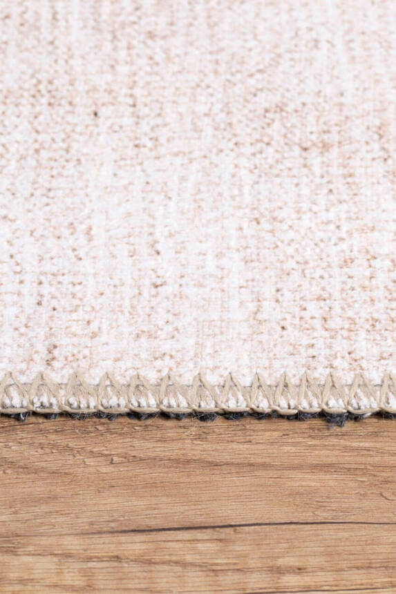Outlet 75x150 Soul Etnik Desenli Dokuma Taban Dekoratif Bej Halı AL-194 - 2