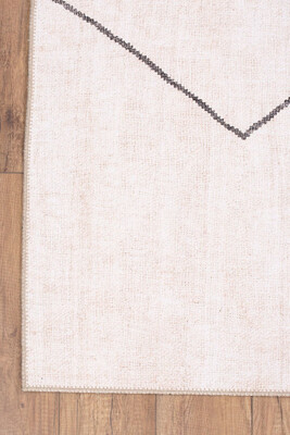 Outlet 75x150 Soul Etnik Desenli Dokuma Taban Dekoratif Bej Halı AL-194 - 7