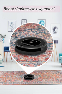 Outlet 75x230 Blues Vintage Desenli Dokuma Taban Dekoratif Renkli Halı AL-418 - 6