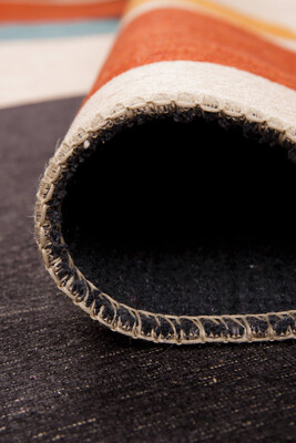 Outlet 140x190 Funk Şönil Dokuma Pamuk Polyester Renkli Halı AL-402 - 6