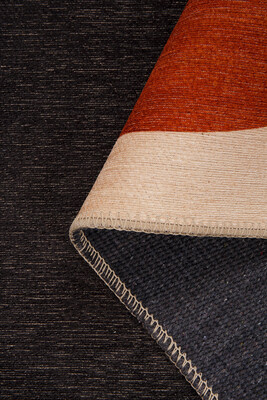 Outlet 140x190 Funk Şönil Dokuma Pamuk Polyester Renkli Halı AL-402 - 7