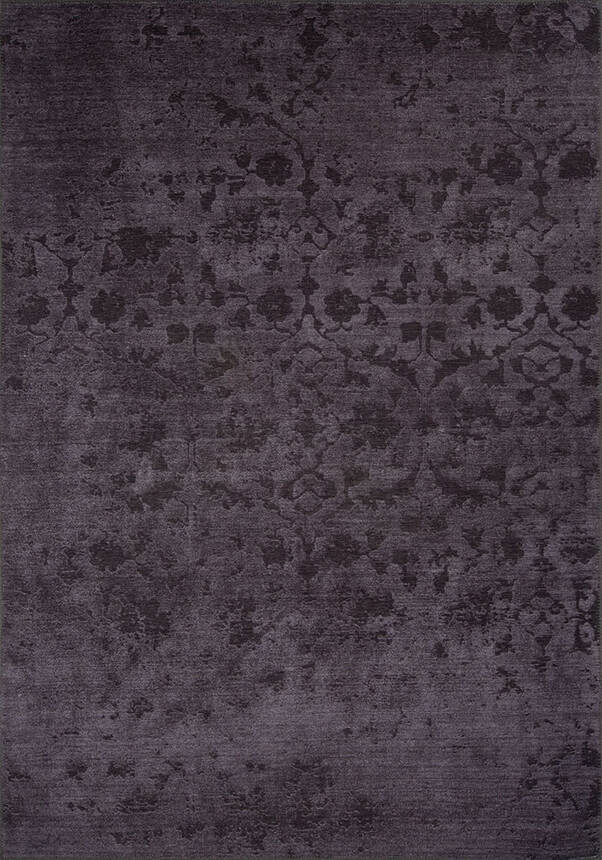 Outlet 75x300 Dorian Eskitme Desenli Dokuma Taban Dekoratif Siyah Halı AL-86 - 2