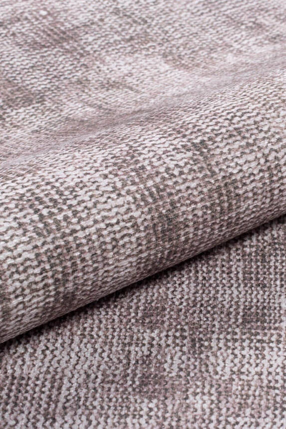 Outlet 75x300 Dorian Eskitme Desenli Dokuma Taban Dekoratif Vizon Halı AL-236 - 6