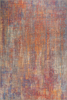 Outlet 75x300 Folk Modern Dokuma Taban Dekoratif Renkli Halı BA-30 - 2