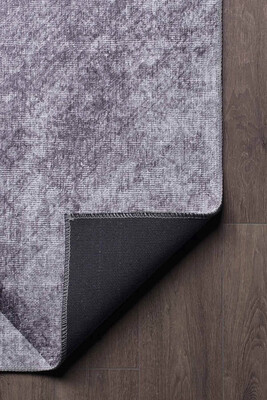 Outlet 75x300 Funk Dokuma Taban Dekoratif Modern Gri Halı AL-11 - 5