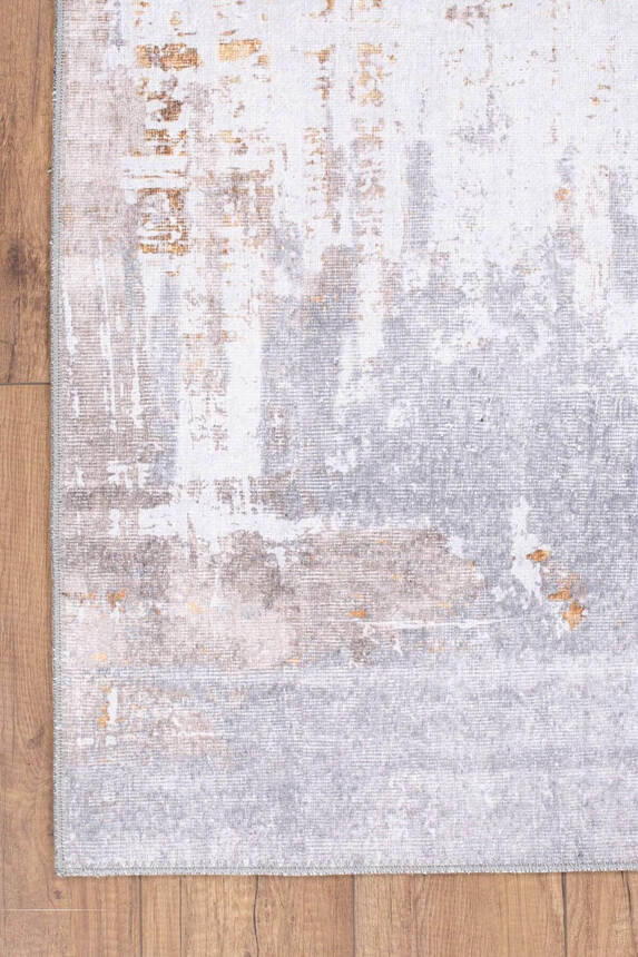 Outlet 75x300 - Funk Dokuma Taban Dekoratif Modern Gri Halı AL-233 - 3