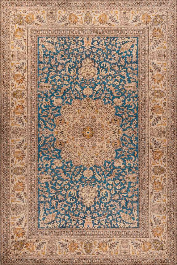 Outlet 80x150 Artloop Fuga Yumuşak Dokulu Renkli Klasik Desenli Halı KA-47 - 2