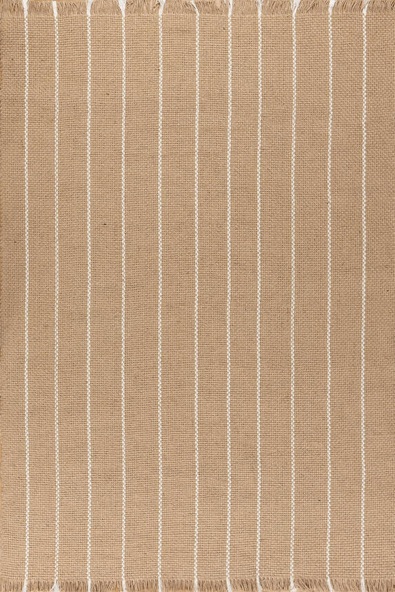 Outlet 80x300 Artloop Natural Kara Tezgah Dokuma Jüt Kilim AJ-02 - 2