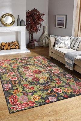 Outlet 250x250 Kare Soul Etnik Karabağ Desenli Dokuma Taban Dekoratif Renkli Halı AL-31 - 1