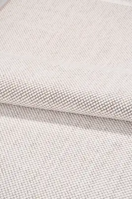 Ruvia Beyaz Vizon Robot Süpürgeye Uyumlu Kolay Temizlenebilir Halı Oturma Odası, Koridor, Yatak Odası Halısı RP 53 - 6