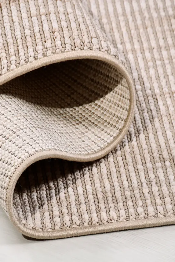 Ruvia Vizon Krem Robot Süpürgeye Uyumlu Kolay Temizlenebilir Halı Oturma Odası, Koridor, Yatak Odası Halısı RP 52 - 6