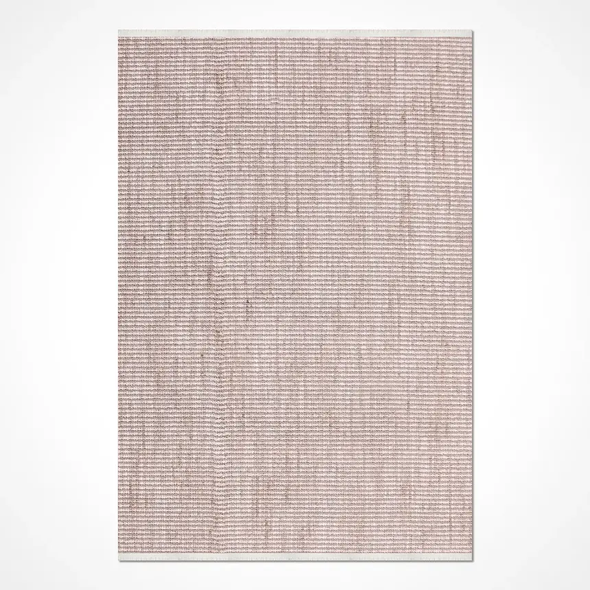 Ruvia Vizon/Krem Robot Süpürgeye Uyumlu Kolay Temizlenebilir Halı Oturma Odası, Koridor, Yatak Odası Halısı RP 52 - 1