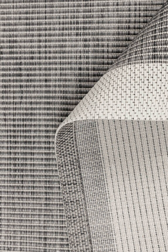 Gri Sisal Görünümlü Yıkanabilir Kaymaz Halı Mutfak Halısı Yolluk Salon Halısı ALS 07 - 4
