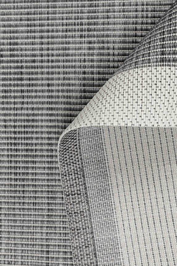 Gri Sisal Görünümlü Yıkanabilir Kaymaz Halı Mutfak Halısı Yolluk Salon Halısı ALS 07 - 2